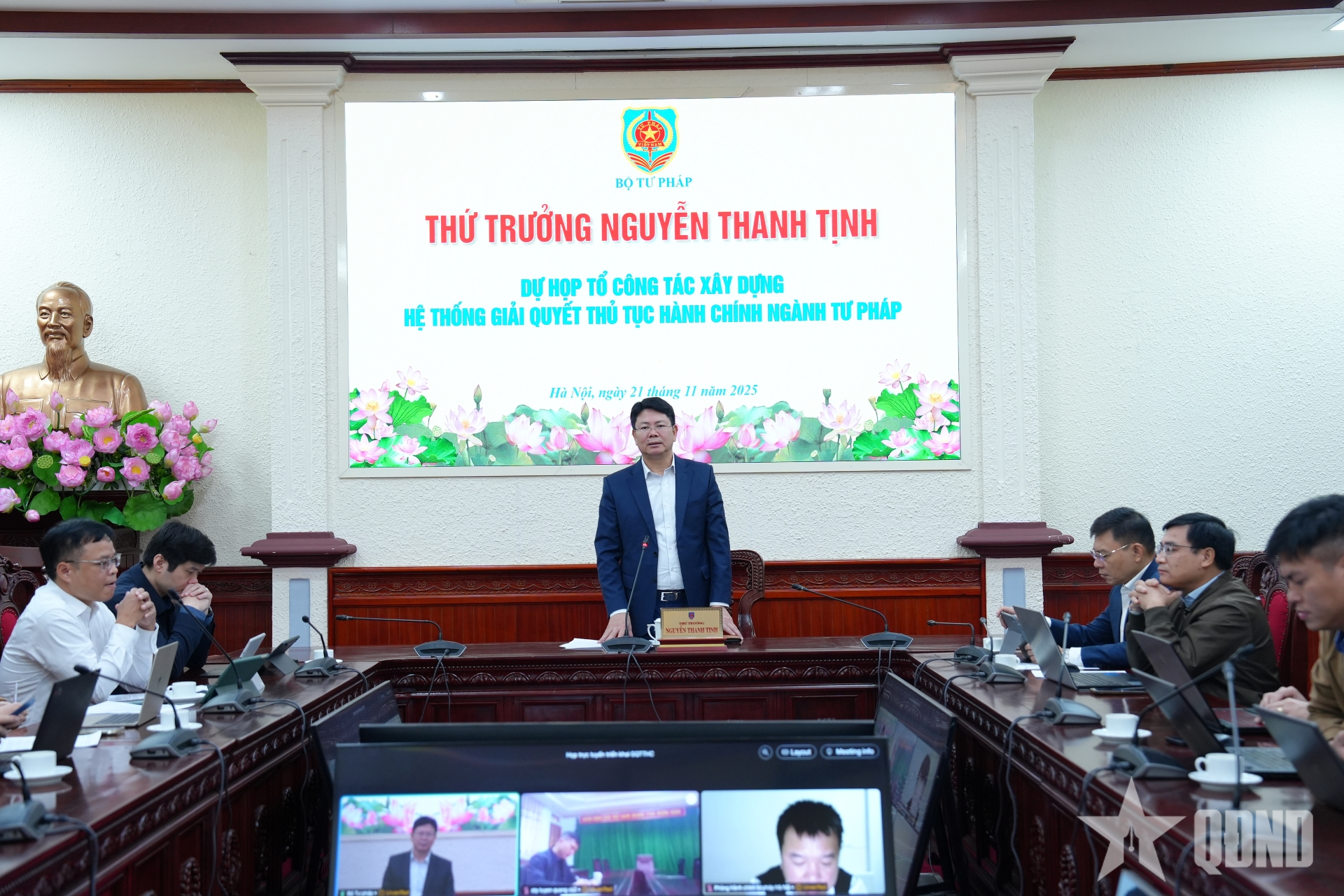 Ngành Tư pháp triển khai sớm hệ thống giải quyết thủ tục hành chính, làm mẫu cho cả nước